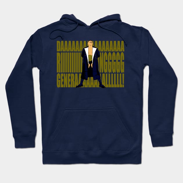 Navy General (gold letters) Hoodie by BradyRain